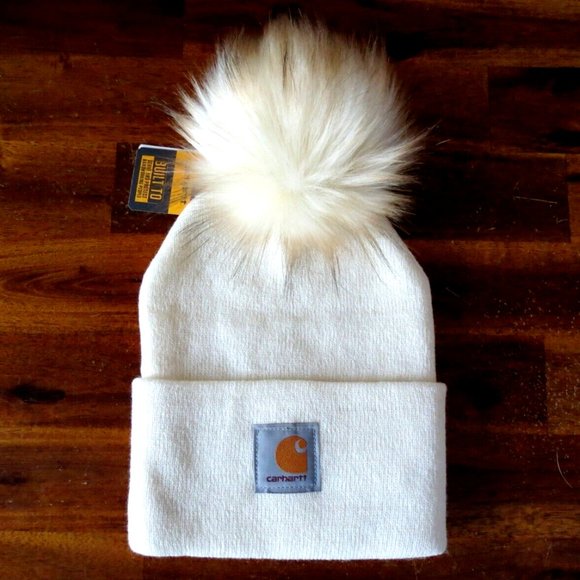 Carhartt Beanie Handmade in USA Pom - Picture 1 of 7